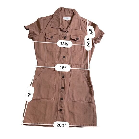 PACSUN Denim button down dress size S - Picture 5 of 7